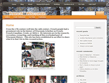 Tablet Screenshot of frenchinwisconsin.com